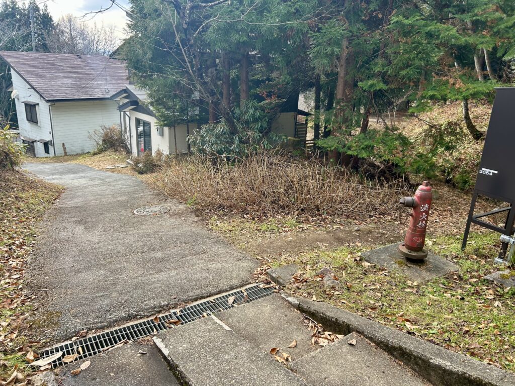 火之御子社へ通じる道