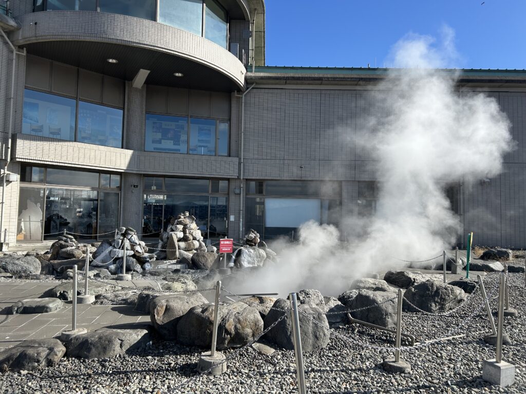 現在の間欠泉の様子