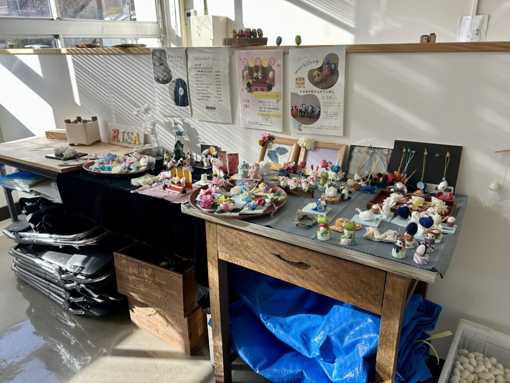 工房で完成した作品