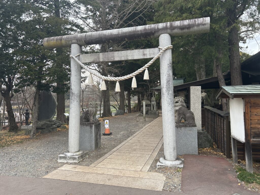 散策コース１途中の大王神社