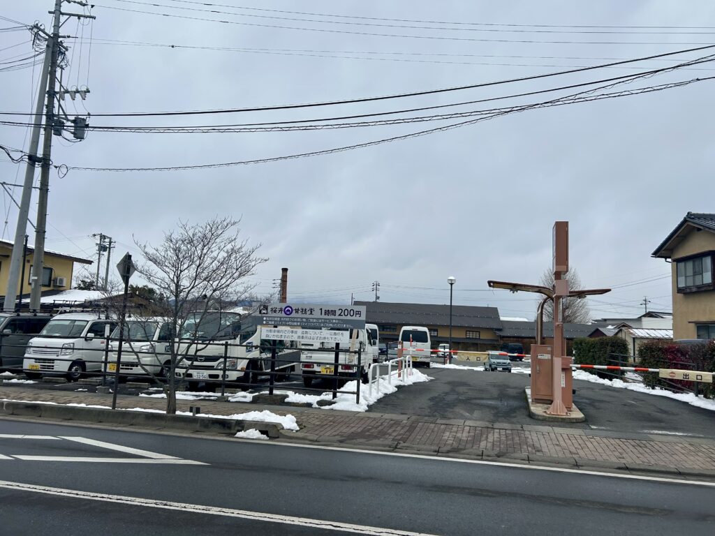 小布施散策でもっともオススメの駐車場